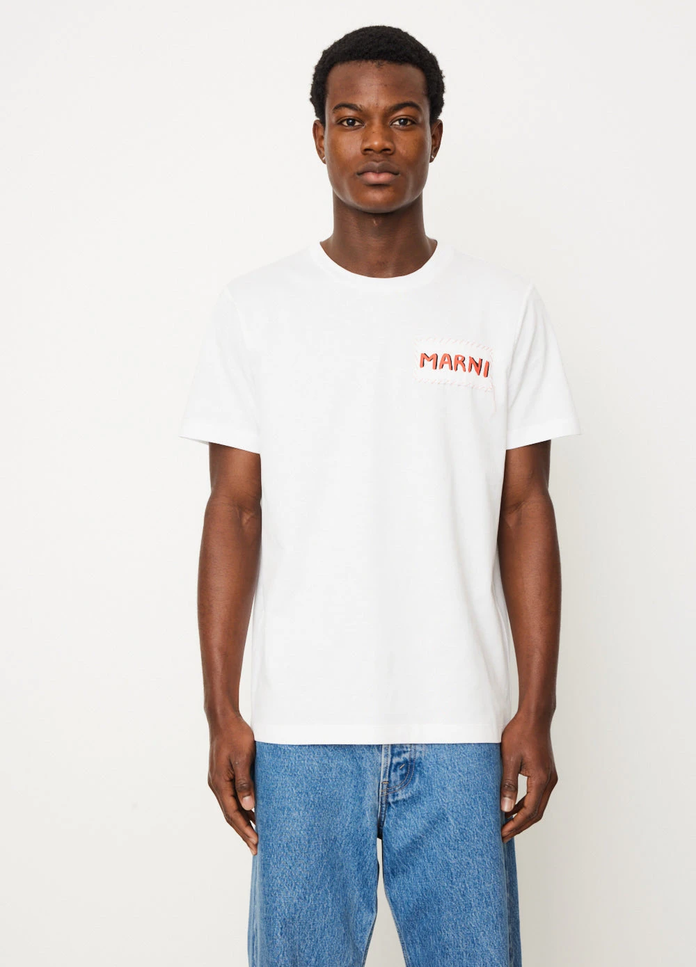Marni Logo Patch T-Shirt 1 Marni Logo Patch T-Shirt