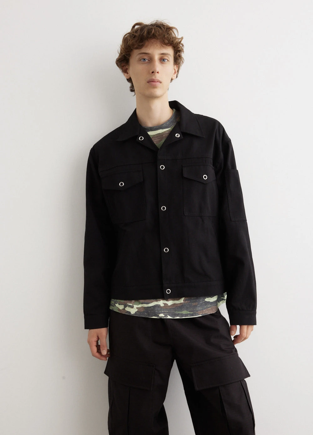 Acne Studios Ourle Cotton Mix Twill Jacket 1 Acne Studios Ourle Cotton Mix Twill Jacket