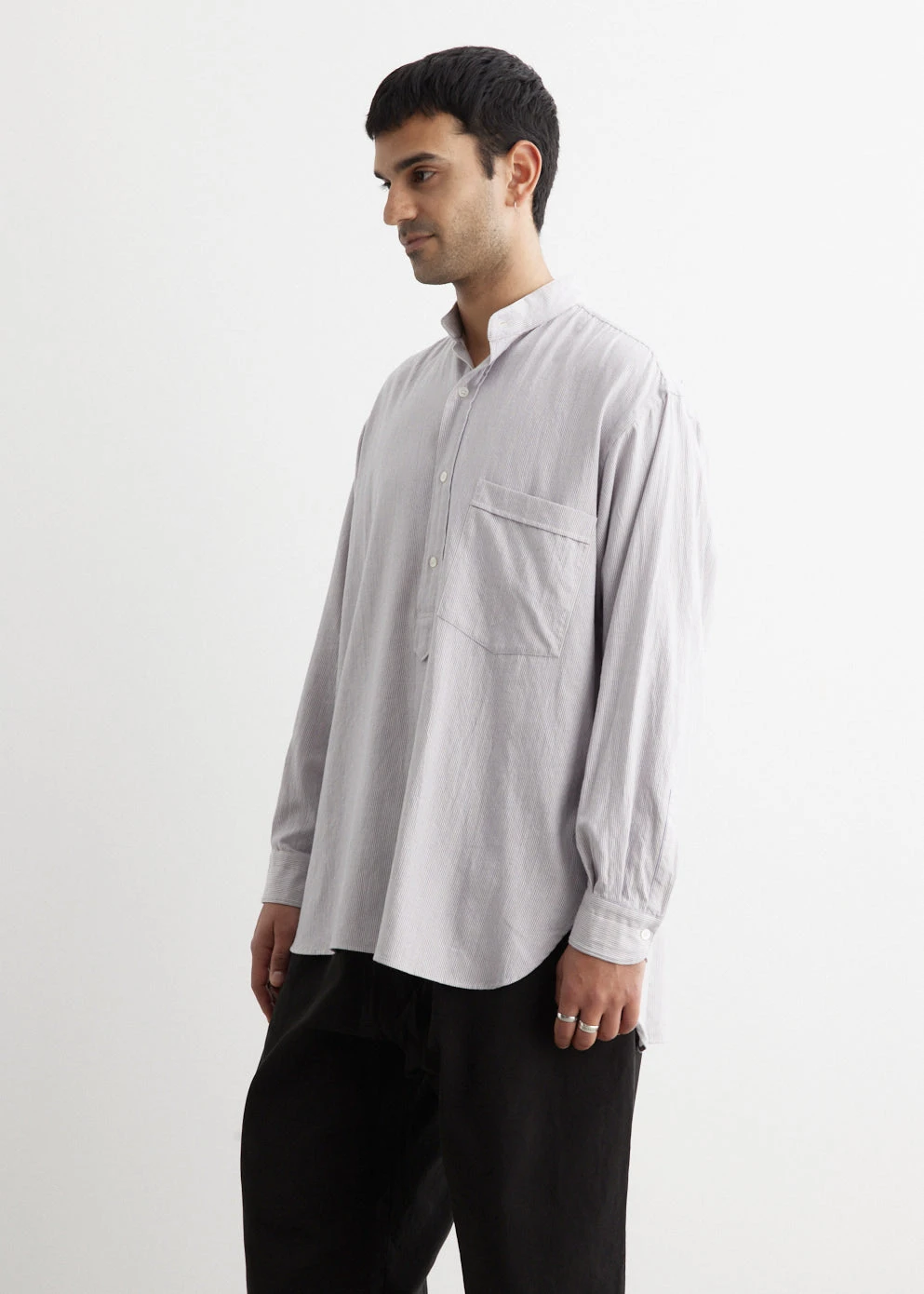 Stripe Pullover Shirt 4 Stripe Pullover Shirt - Image 4