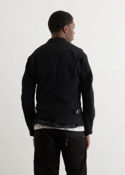 Junya Watanabe Polyester Serge Overdyed Biker Jacket 9 Junya Watanabe Polyester Serge Overdyed Biker Jacket -Men Clothing Store mens incu 242 b4efa598 2865 4a24 8471 60051e6a9901
