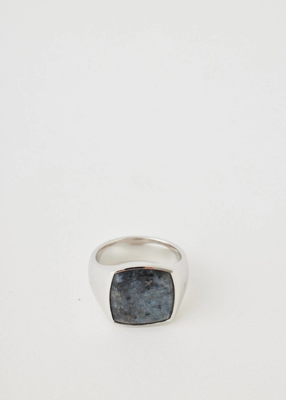 Tom Wood Cushion Larvikite Ring 3 Tom Wood Cushion Larvikite Ring - Image 3
