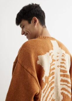 5G Wool BONE Crew Sweater