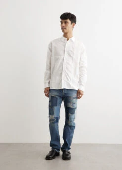 Cotton X Linen Patchwork KATMANDU Shirt