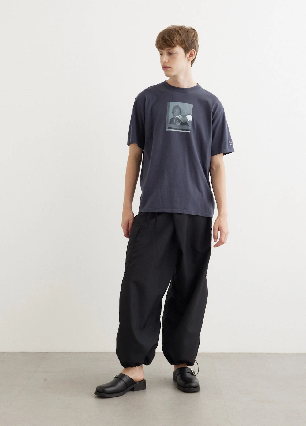 Junya Watanabe Polyester Matte Cloth Cargo Pants 1 Junya Watanabe Polyester Matte Cloth Cargo Pants