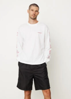 Long Sleeve Multi Logo T-Shirt