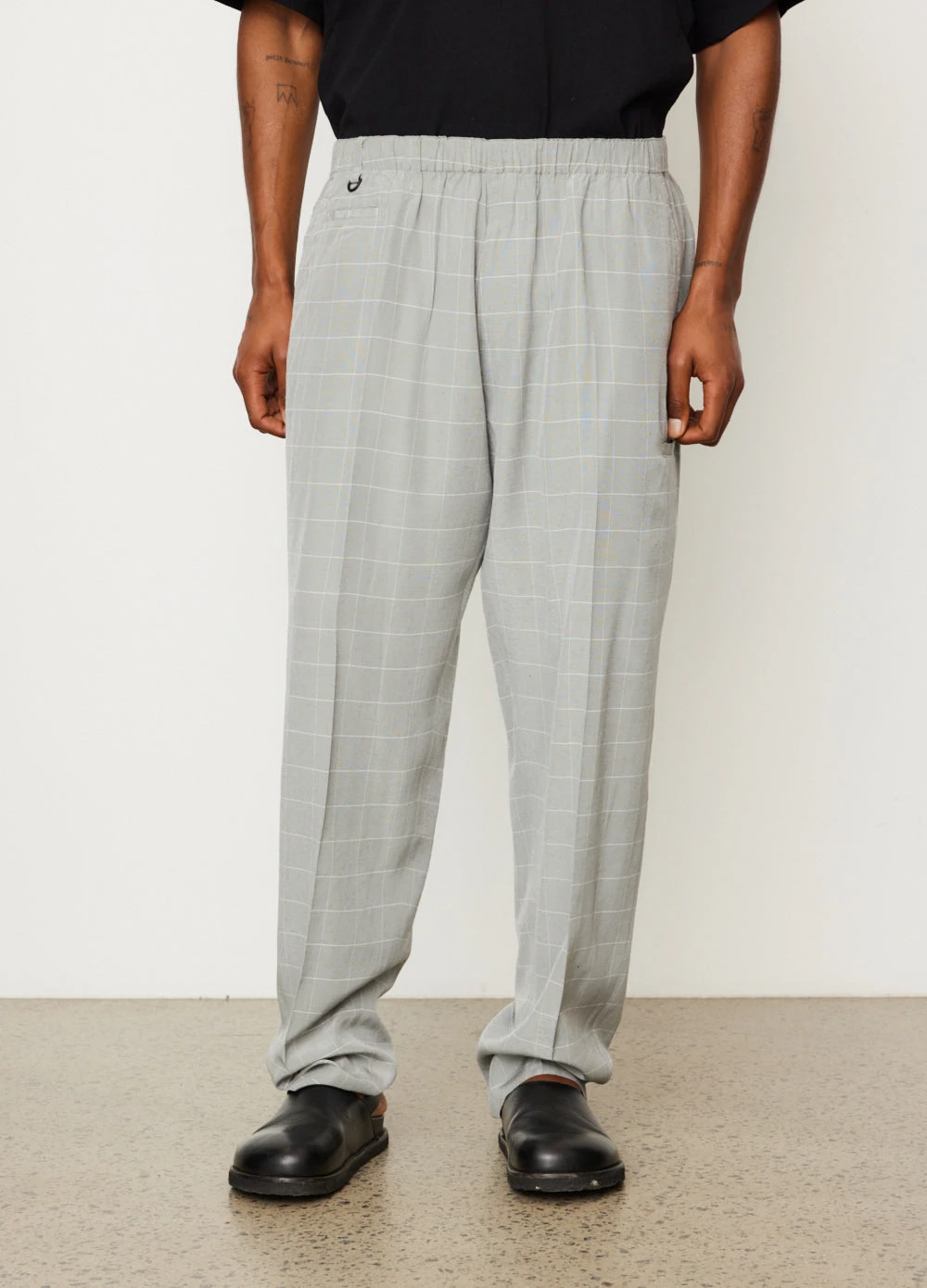 Undercover Shepard Grid Trousers 1 Undercover Shepard Grid Trousers