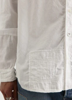 Cotton X Linen Patchwork KATMANDU Shirt -Men Clothing Store mens incu 280 5b3e90eb 96b9 49b1 84d0 ad75ac7f2399