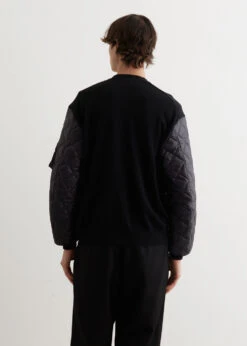 Quilted Sleeve Cardigan 10 Quilted Sleeve Cardigan -Men Clothing Store mens incu 281 c72e1b40 8f50 47d3 bb35 9756e1b406d5