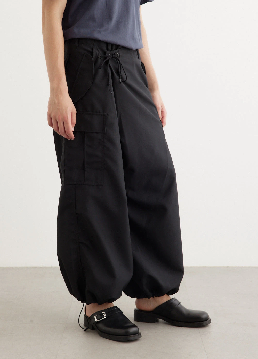 Junya Watanabe Polyester Matte Cloth Cargo Pants 4 Junya Watanabe Polyester Matte Cloth Cargo Pants - Image 4
