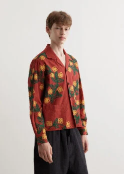 Marigold Wreath Long Sleeve Shirt -Men Clothing Store mens incu 304 69daef03 7aca 4566 985c 3089cb0b0020