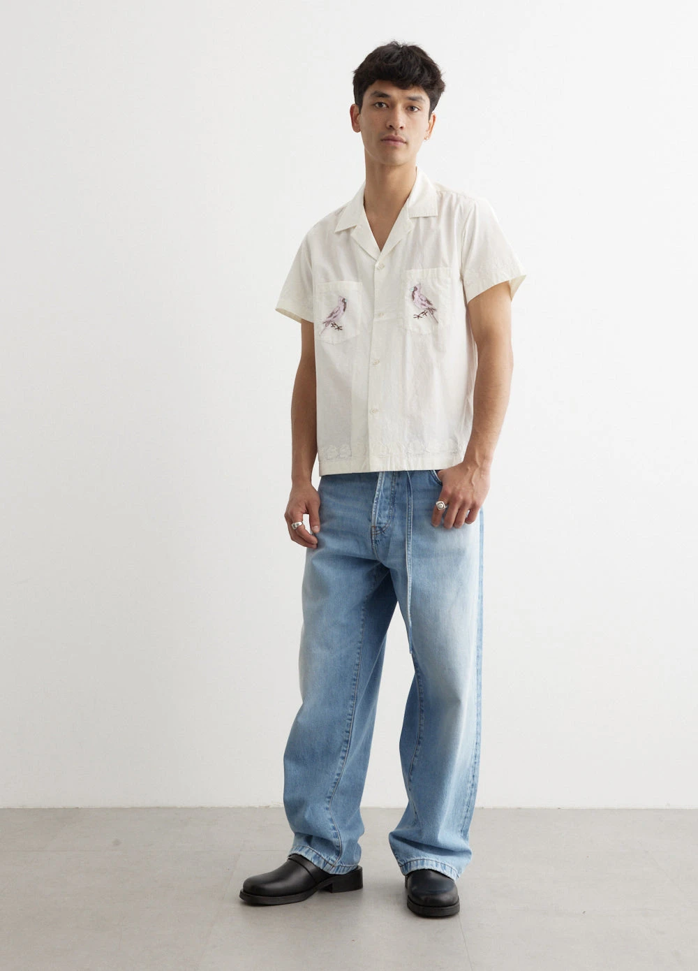 Cardinal Applique Short-Sleeve Shirt 3 Cardinal Applique Short-Sleeve Shirt - Image 3