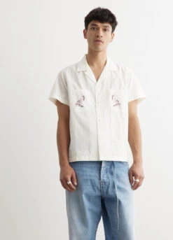 Cardinal Applique Short-Sleeve Shirt