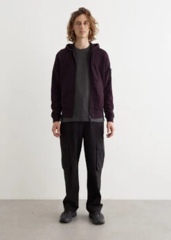 Stone Island Badge Zip Front Hooded Sweatshirt -Men Clothing Store mens incu 314 fed4b463 04f7 4622 b87c e3285a8c705e