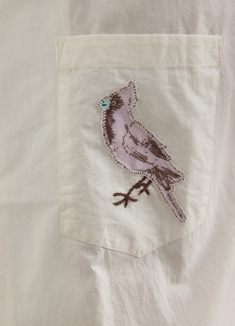 Cardinal Applique Short-Sleeve Shirt 2 Cardinal Applique Short-Sleeve Shirt - Image 2