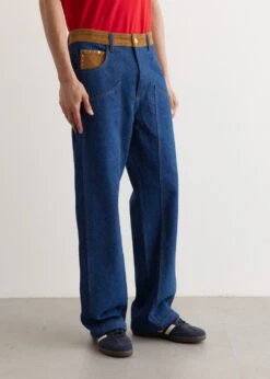 Wales Bonner Cymbal Jeans -Men Clothing Store mens incu 332 6de48210 d782 4e55 8242 7e5183618a53