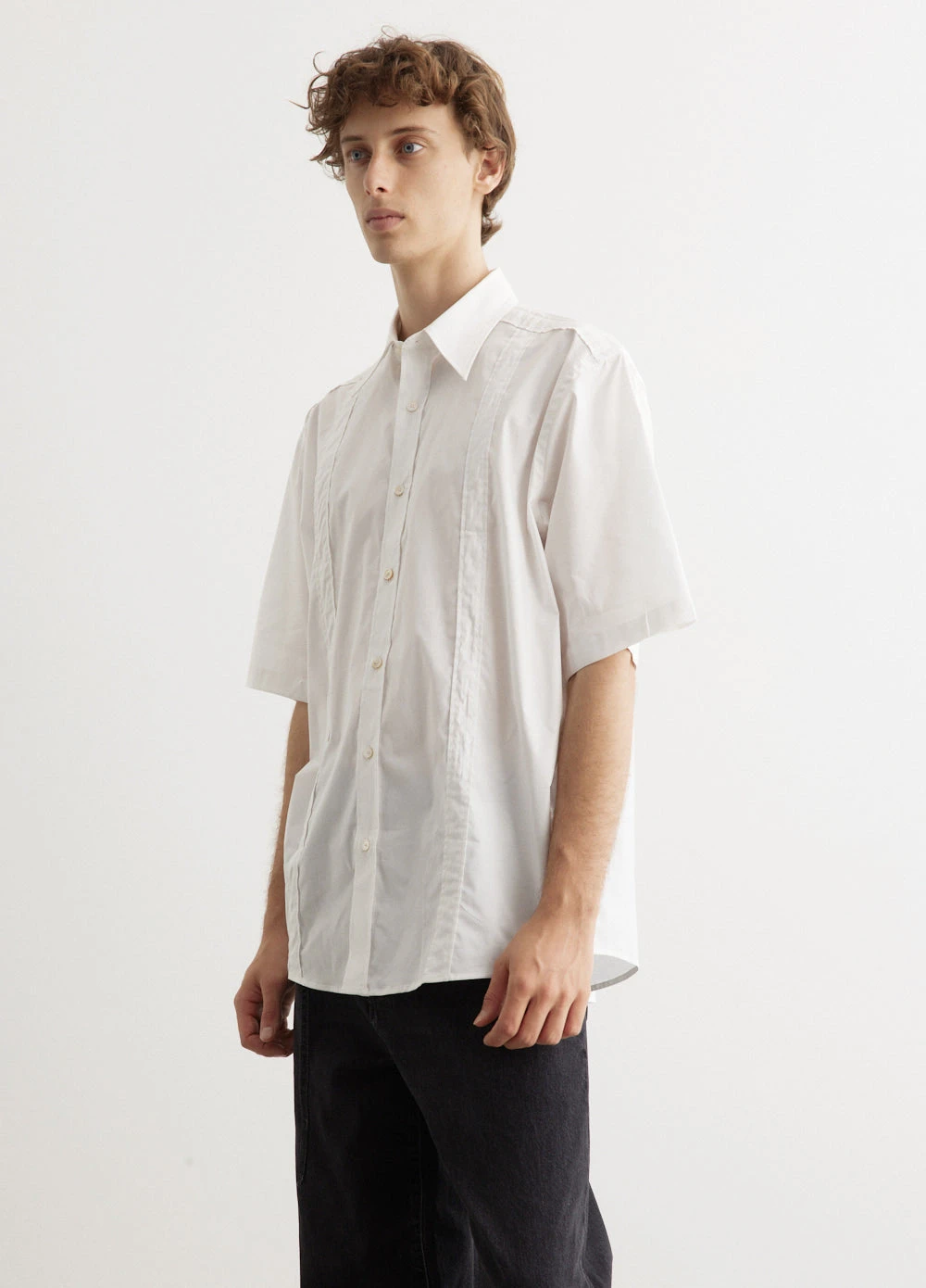Acne Studios Sandaan Short-Sleeve Cotton Poplin Shirt 4 Acne Studios Sandaan Short-Sleeve Cotton Poplin Shirt - Image 4