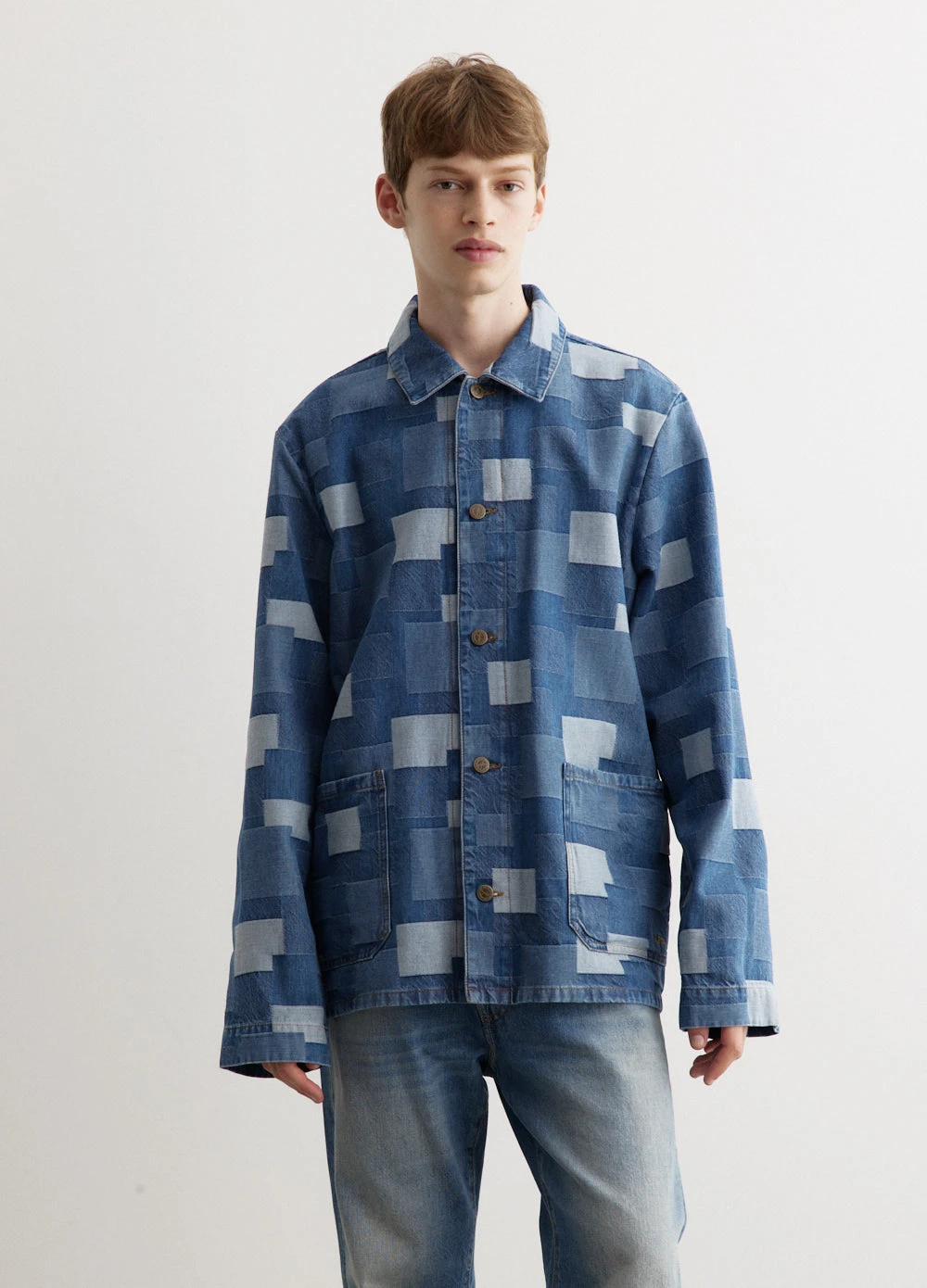 A.P.C. Veste Kerlouan Logo Denim Jacket 1 A.P.C. Veste Kerlouan Logo Denim Jacket