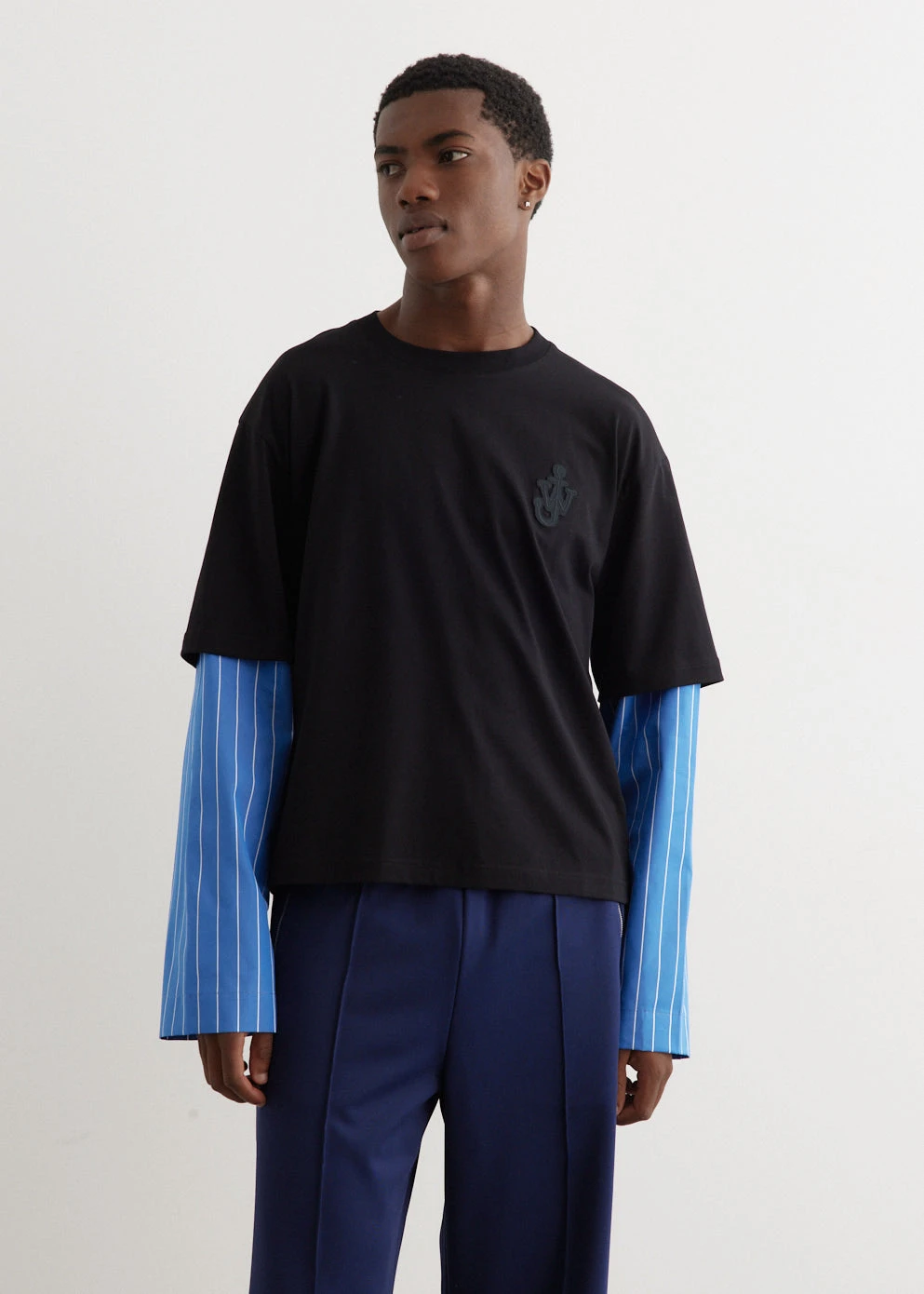 JW Anderson Anchor Layered Sleeve T-Shirt 1 JW Anderson Anchor Layered Sleeve T-Shirt