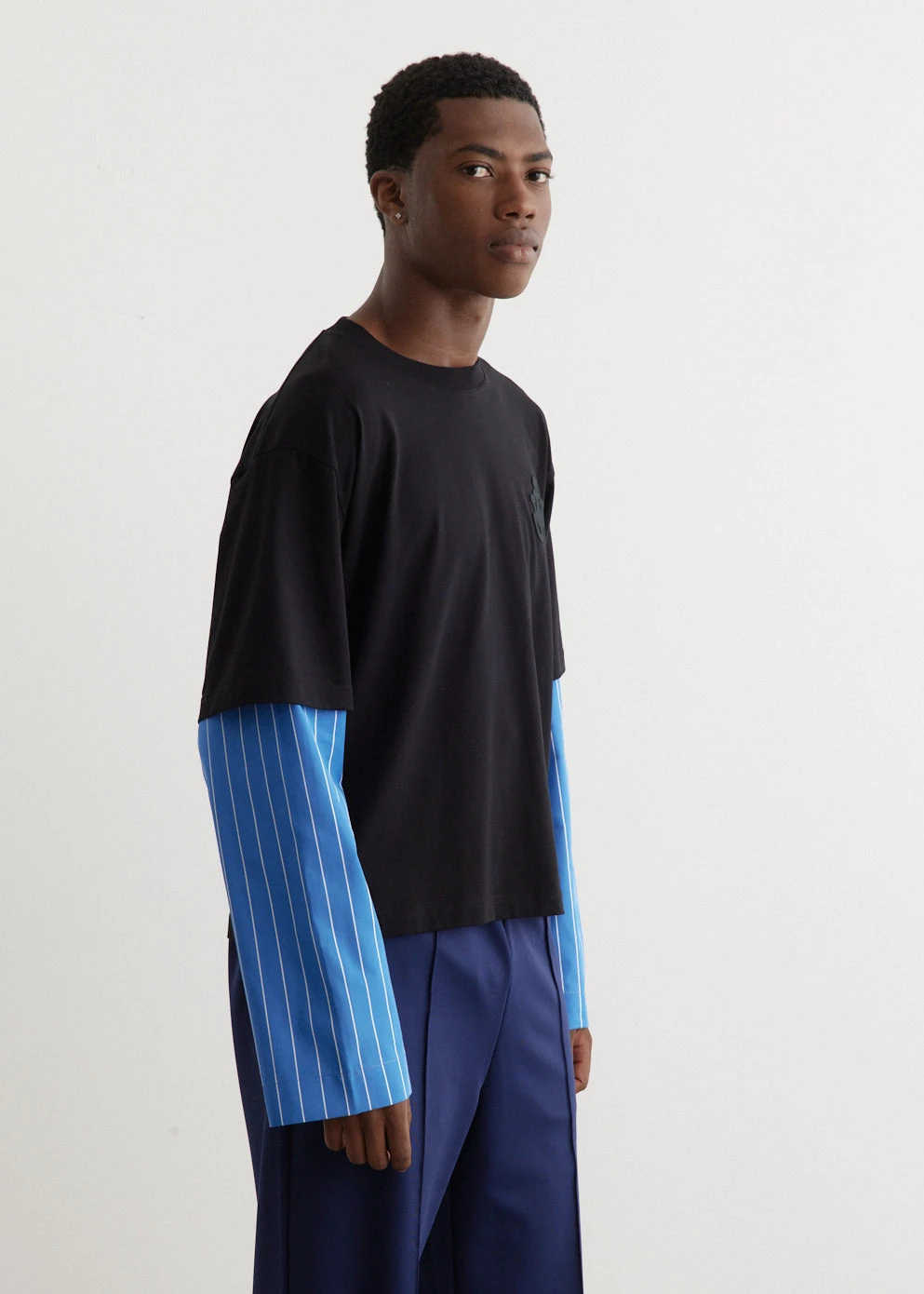JW Anderson Anchor Layered Sleeve T-Shirt 4 JW Anderson Anchor Layered Sleeve T-Shirt - Image 4