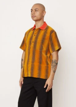 Flocky Print Short-Sleeve Shirt -Men Clothing Store mens incu 348 cb375919 f13d 4944 8ef6 7516afaf8cc0