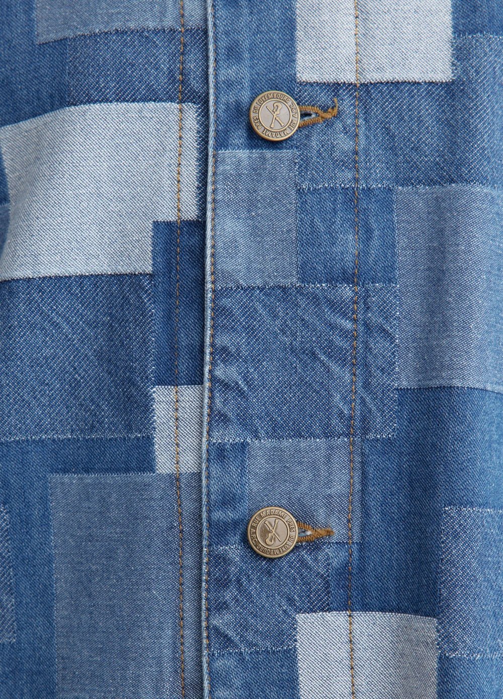 A.P.C. Veste Kerlouan Logo Denim Jacket 2 A.P.C. Veste Kerlouan Logo Denim Jacket - Image 2