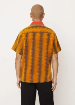 Flocky Print Short-Sleeve Shirt -Men Clothing Store mens incu 352 939b4027 3797 4537 ac9a a23030431cd6