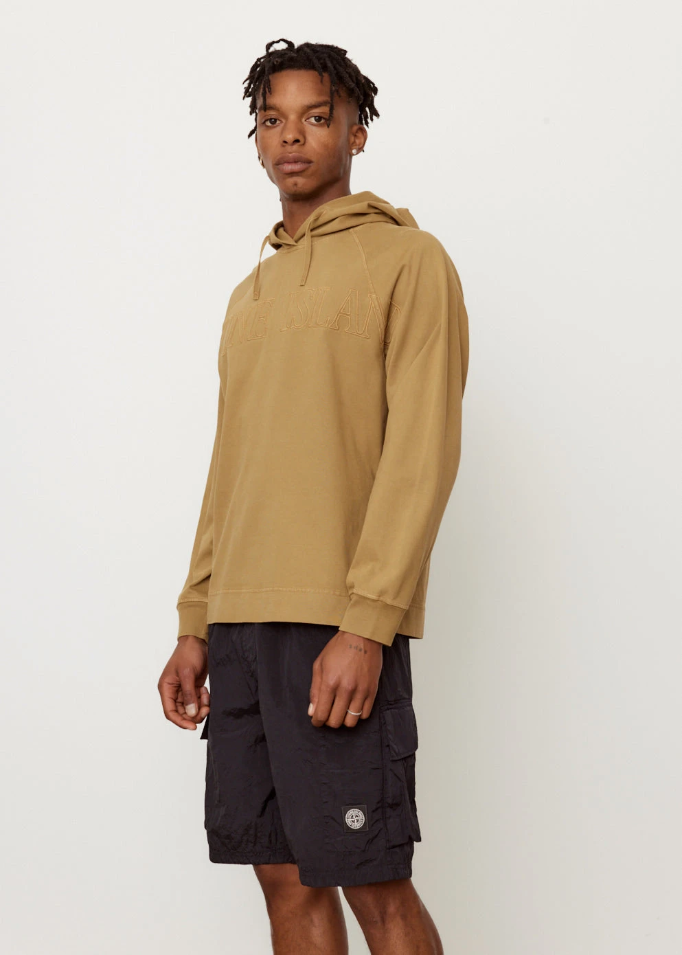 Stone Island Embroidered Logo Hoodie 3 Stone Island Embroidered Logo Hoodie - Image 3