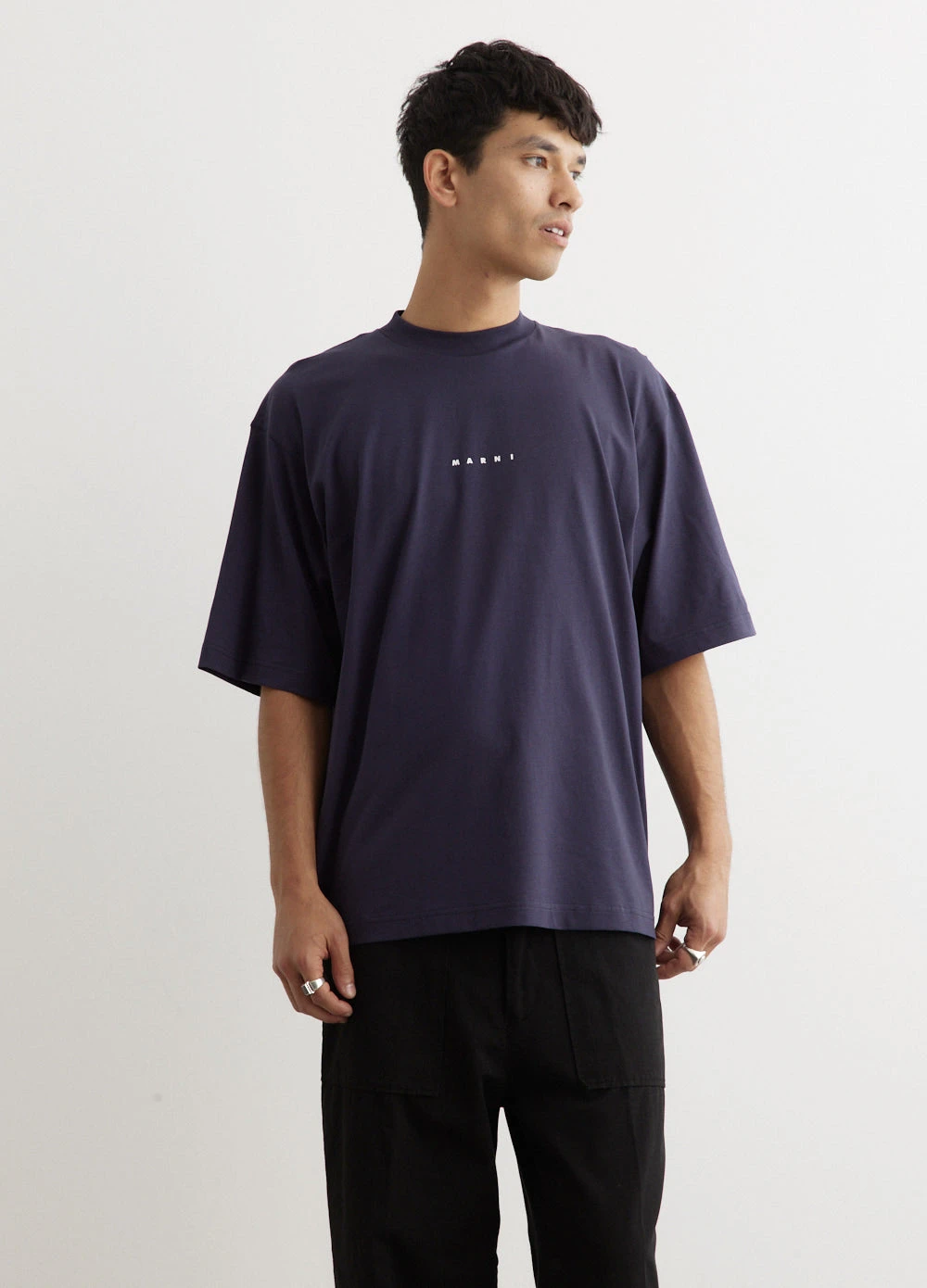 Marni Short-Sleeve Logo T-Shirt 1 Marni Short-Sleeve Logo T-Shirt