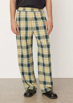Acne Studios Preben Flannel Check Trousers