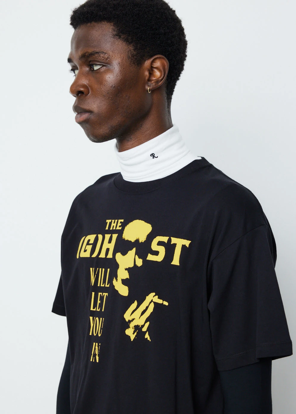 Raf Simons Big Fit T-Shirt With Ghost Print On Front 3 Raf Simons Big Fit T-Shirt With Ghost Print On Front - Image 3