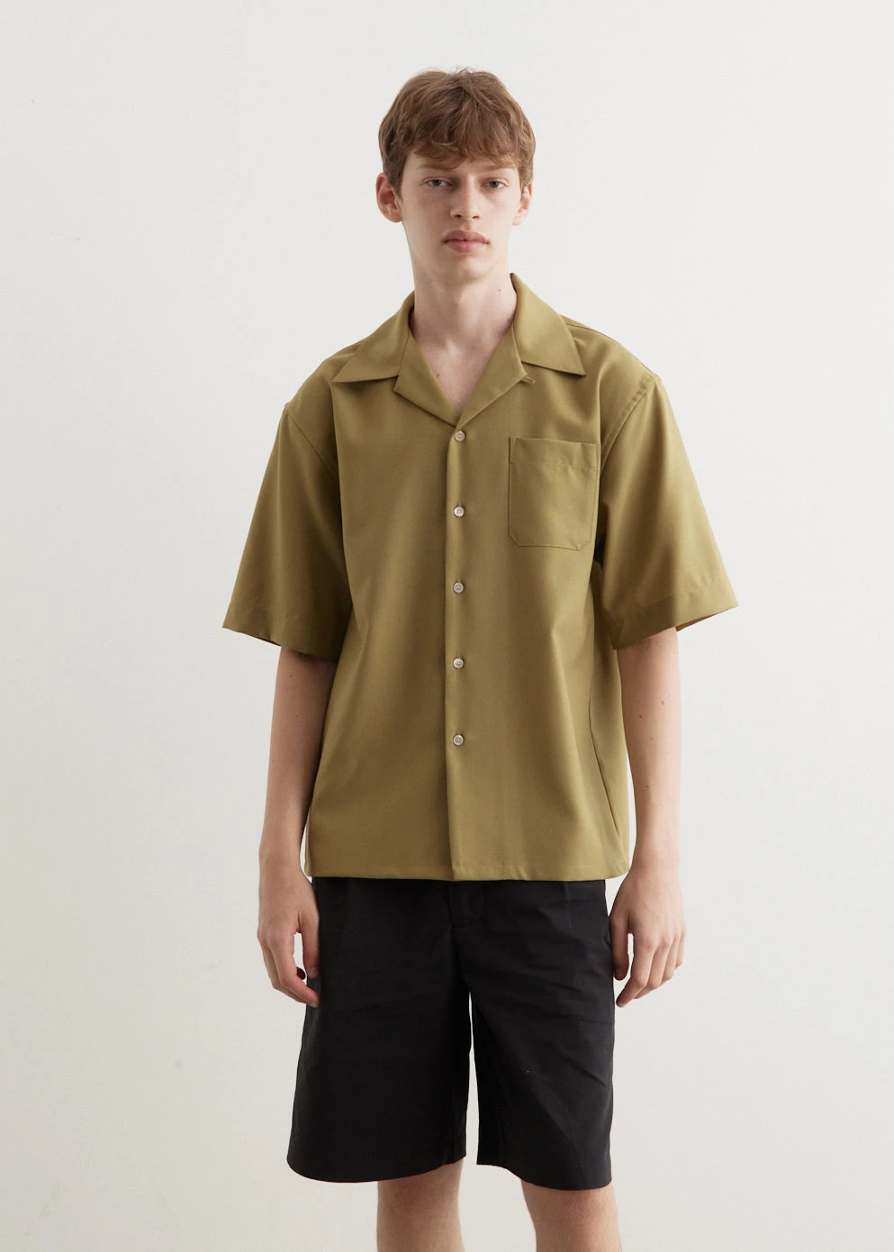 Marni Tropical Wool Short-Sleeved Shirt 3 Marni Tropical Wool Short-Sleeved Shirt - Image 3