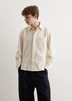 Oversized Tuck Placket Shirt -Men Clothing Store mens incu 401 54f6ae08 d24b 4905 9e93 c7285cf02291