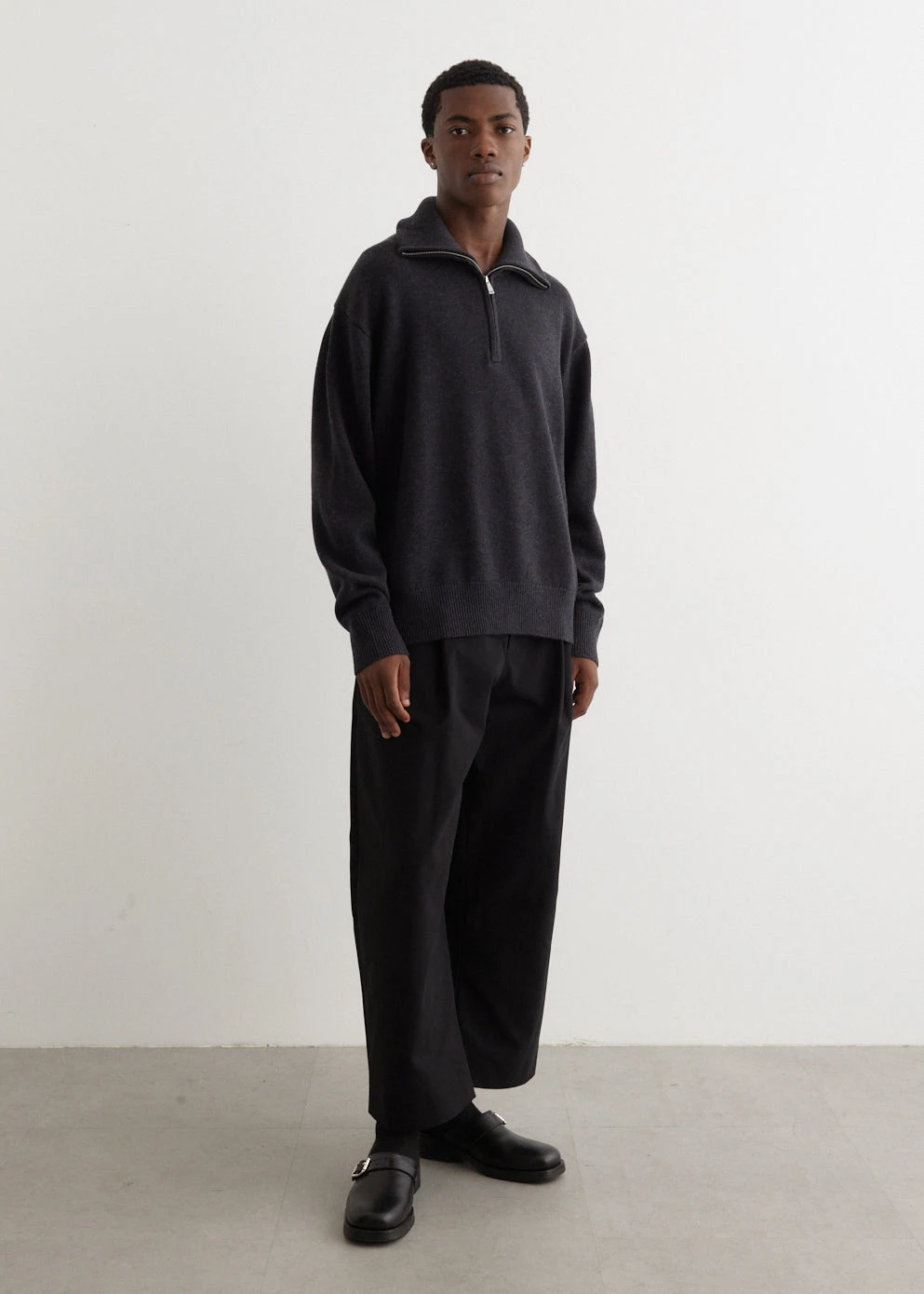 Studio Nicholson Parke 12G Navel Rib Crew Knit 1 Studio Nicholson Parke 12G Navel Rib Crew Knit