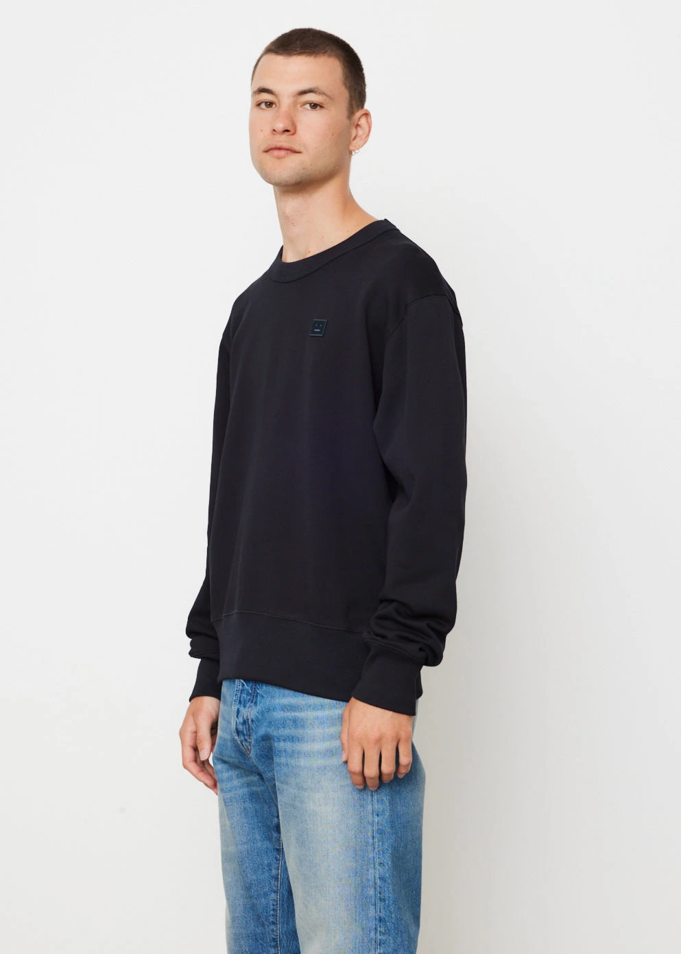 Acne Studios Fairah Face Logo Sweatshirt 3 Acne Studios Fairah Face Logo Sweatshirt - Image 3