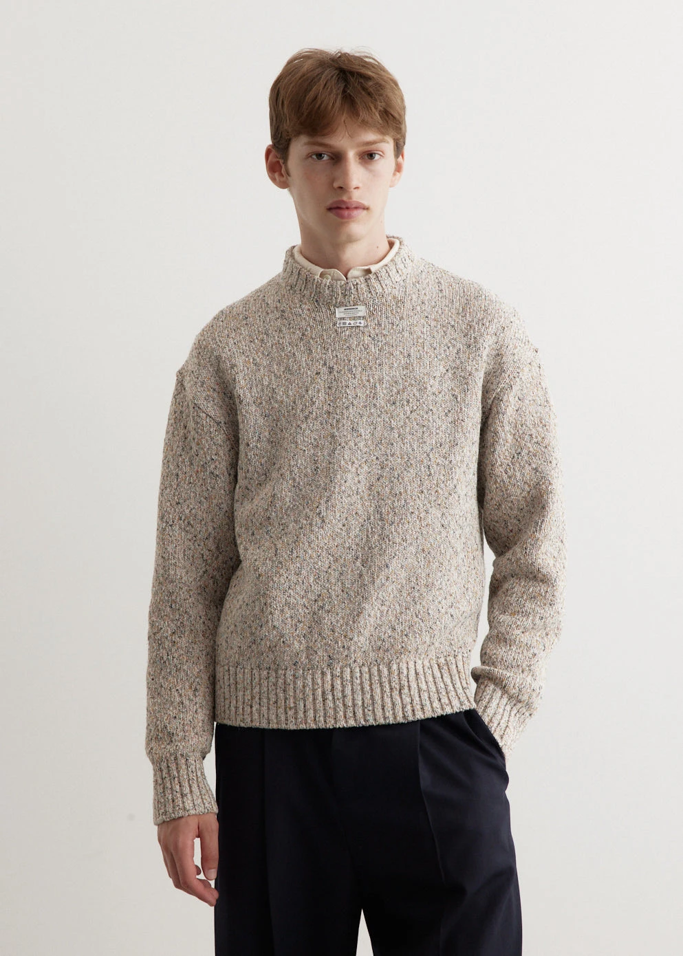 Multicolour Yarn Knit Pullover 1 Multicolour Yarn Knit Pullover