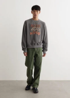 Fisherman Intarsia Crewneck Sweater