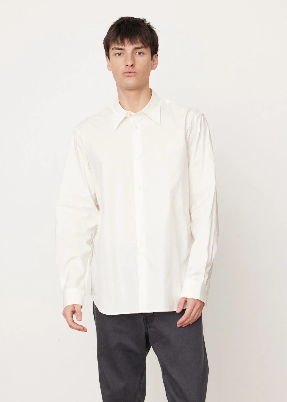 Acne Studios Salo Cotton Poplin Shirt 1 Acne Studios Salo Cotton Poplin Shirt