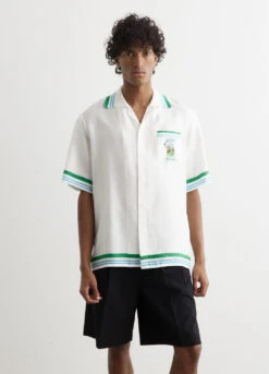 Casablanca Knitted Collar Short Sleeve Shirt 7 Casablanca Knitted Collar Short Sleeve Shirt -Men Clothing Store mens incu 448 f4b6f955 0f8b 4c4d bfcd 94a2312974e7