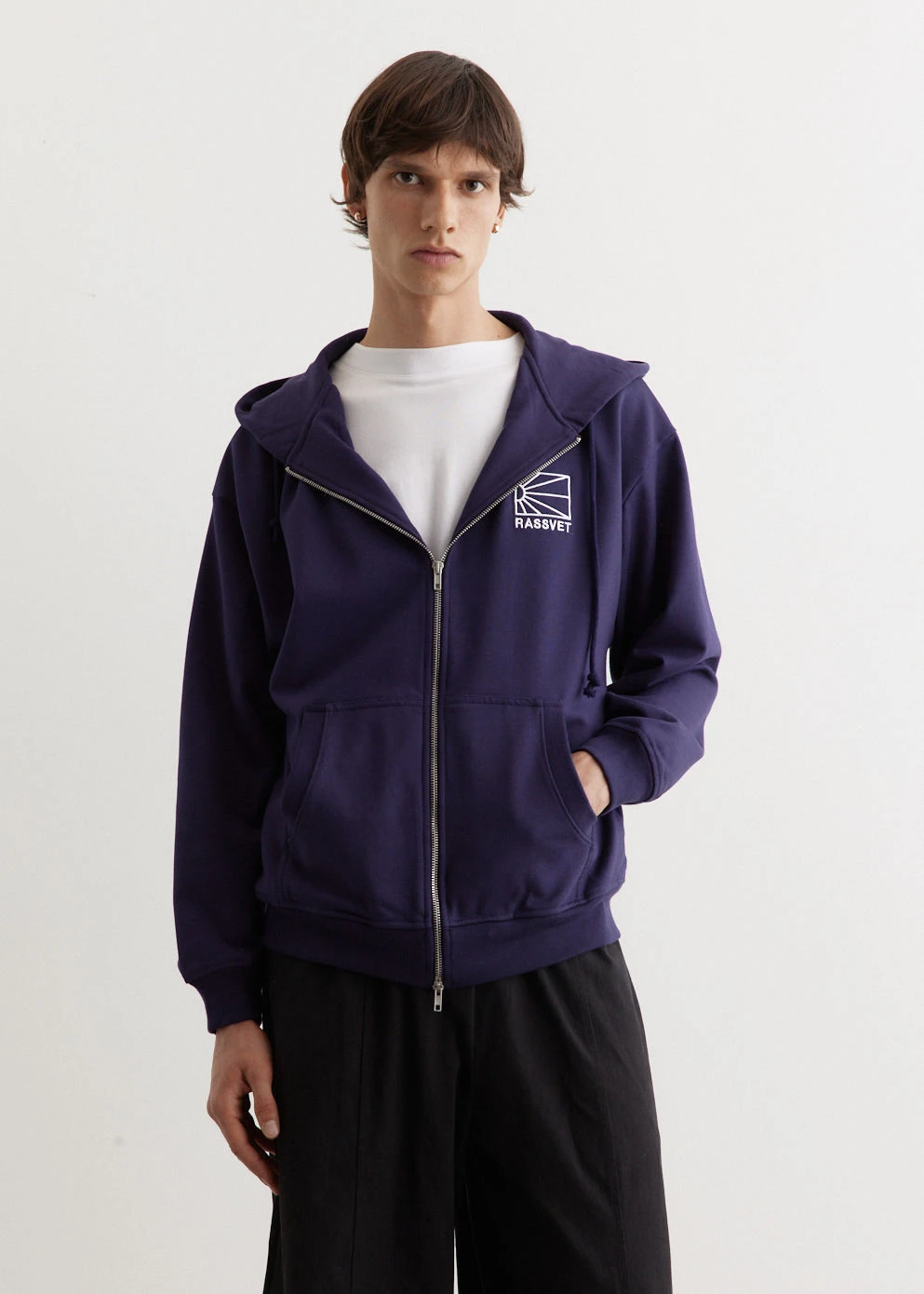 Logo Zipped Knit Hoodie 3 Logo Zipped Knit Hoodie - Image 3