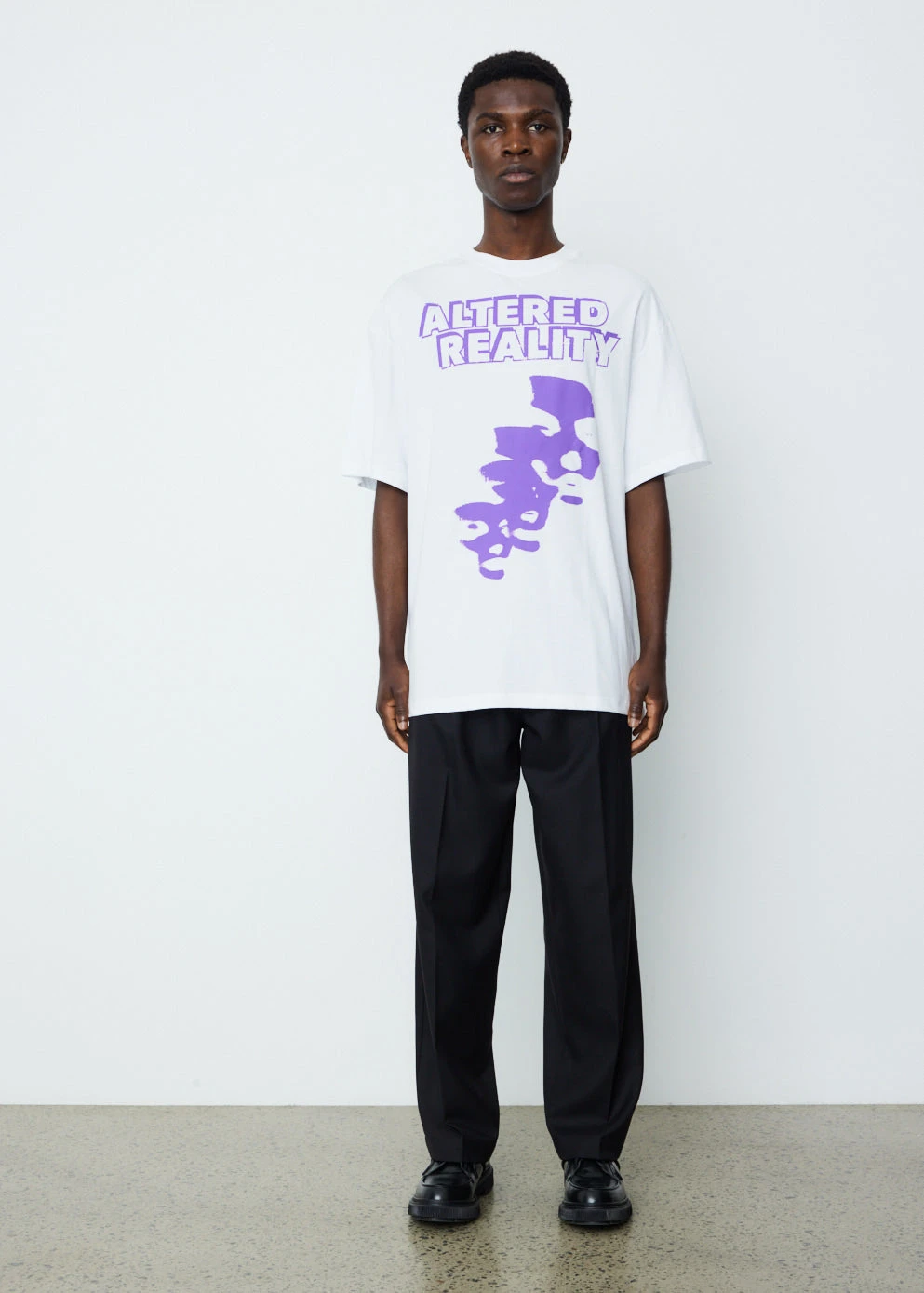 Raf Simons Oversized T-shirt With Altered Reality Print Front 3 Raf Simons Oversized T-shirt With Altered Reality Print Front - Image 3