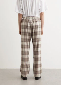 Super Light Wool Check Easy Slacks -Men Clothing Store mens incu 462 5a0135fd f664 4a3b 8e4e 0549b85cce05