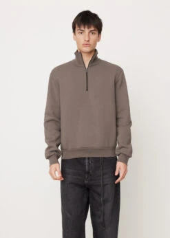 Acne Studios Fenrik 1/4 Zip U Pink Label Sweatshirt