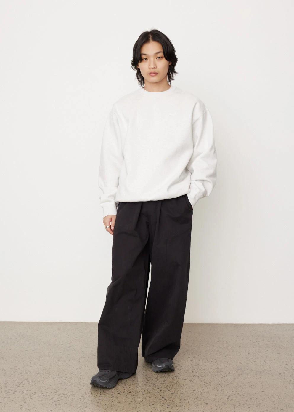 Nike NRG Solo Swoosh Fleece Crewneck 3 Nike NRG Solo Swoosh Fleece Crewneck - Image 3