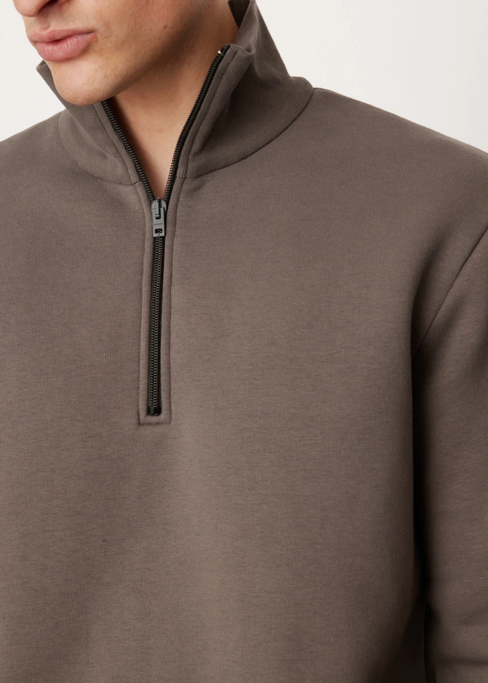 Acne Studios Fenrik 1/4 Zip U Pink Label Sweatshirt 2 Acne Studios Fenrik 1/4 Zip U Pink Label Sweatshirt - Image 2