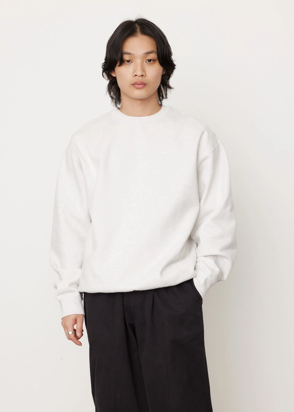 Nike NRG Solo Swoosh Fleece Crewneck 1 Nike NRG Solo Swoosh Fleece Crewneck