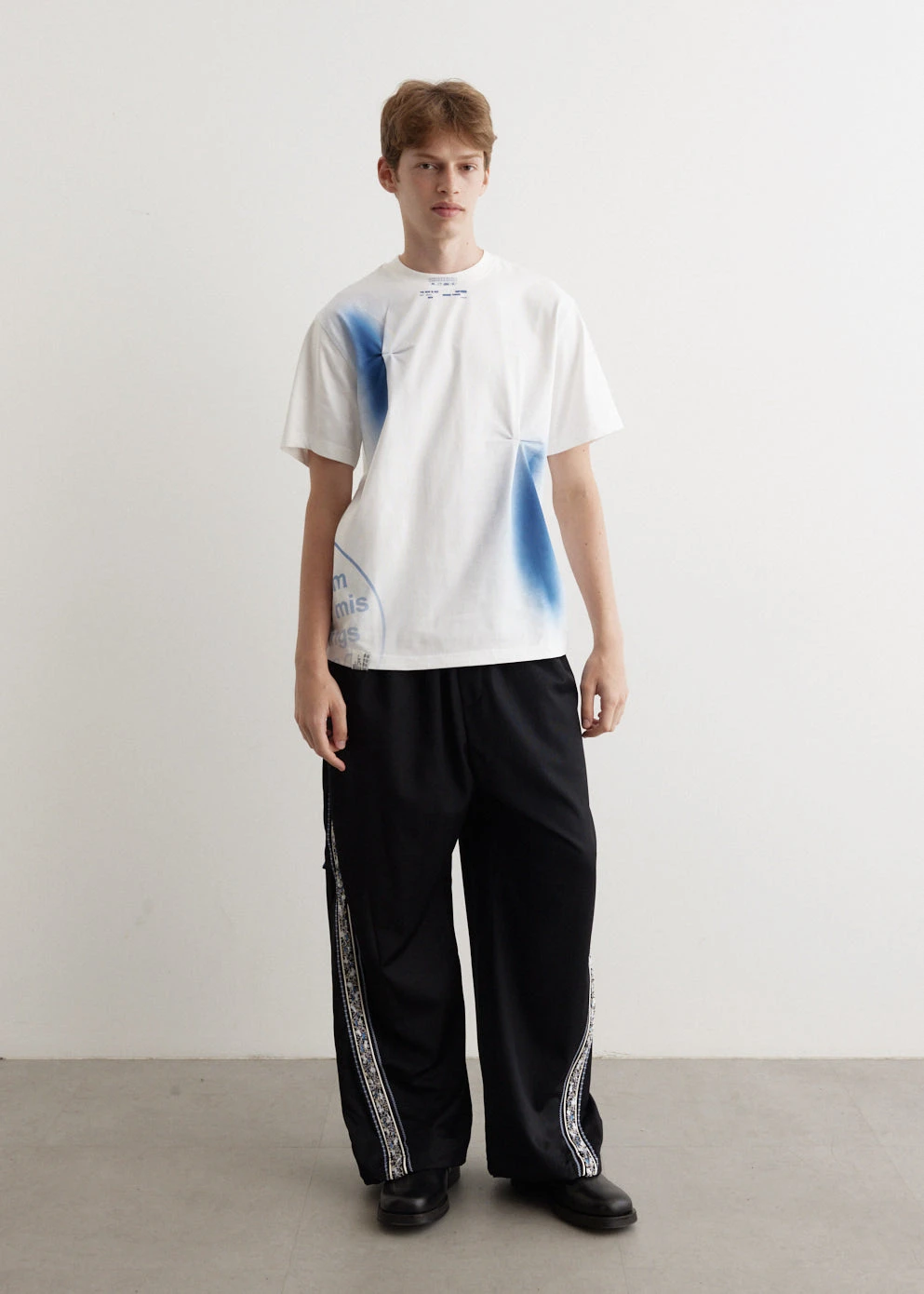 Spray Tuck Oversized T-Shirt 1 Spray Tuck Oversized T-Shirt