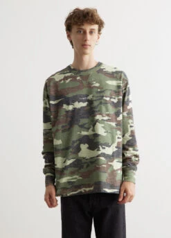 Acne Studios Fin Stamp Archipelago Sweatshirt -Men Clothing Store mens incu 484 d8d37104 cbf9 4e4a a6a4 6b93538a7544