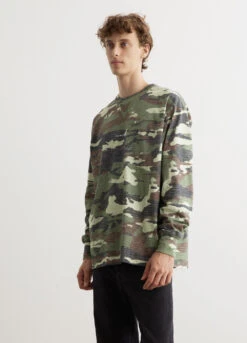 Acne Studios Fin Stamp Archipelago Sweatshirt -Men Clothing Store mens incu 487 4dcf7759 bdfb 4418 a7c9 621a47bb23e6