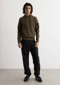 Stone Island Badge Hooded Sweatshirt