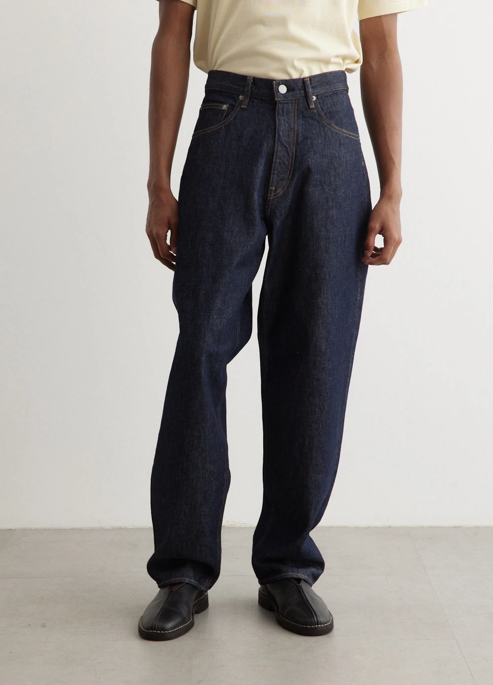 Hard Twist Denim Wide Pants 1 Hard Twist Denim Wide Pants
